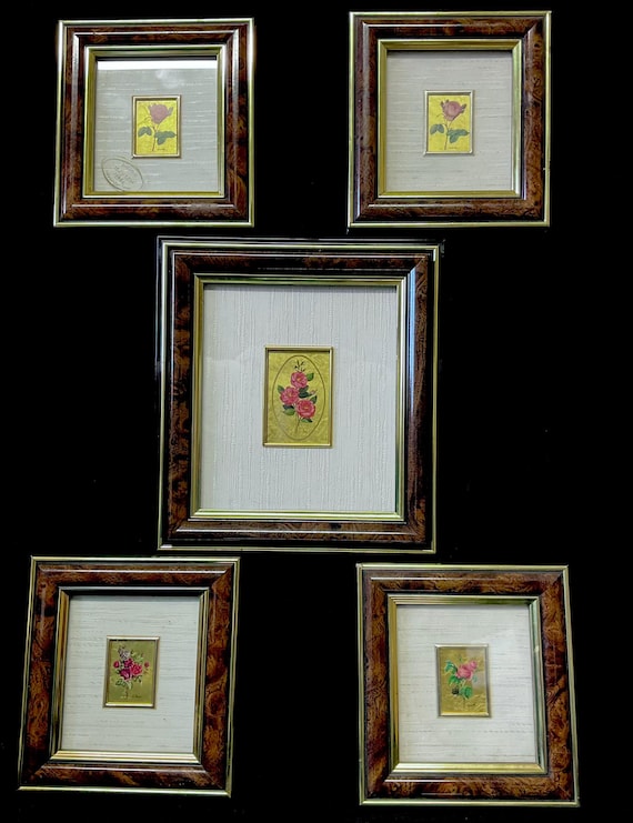 Artitalia Vintage Italian Set Artistic Chromolithography Floral