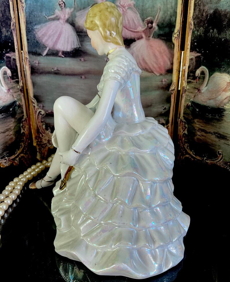 German Porcelain Antique Figurine Porcelain Ballerina. Rare Etsy