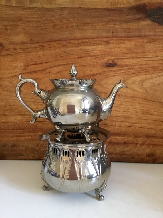 Antique Daalderop Art Deco Teapot Brass Made In Nl Etsy