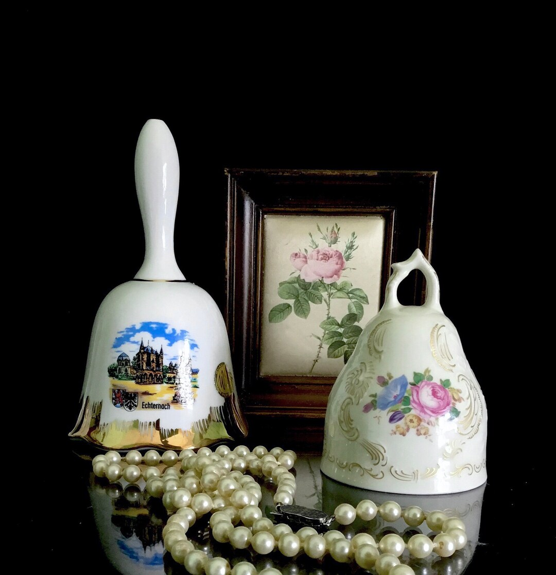 Rosenthal Porcelain Vintage Floral Bell Classic Rose - Etsy