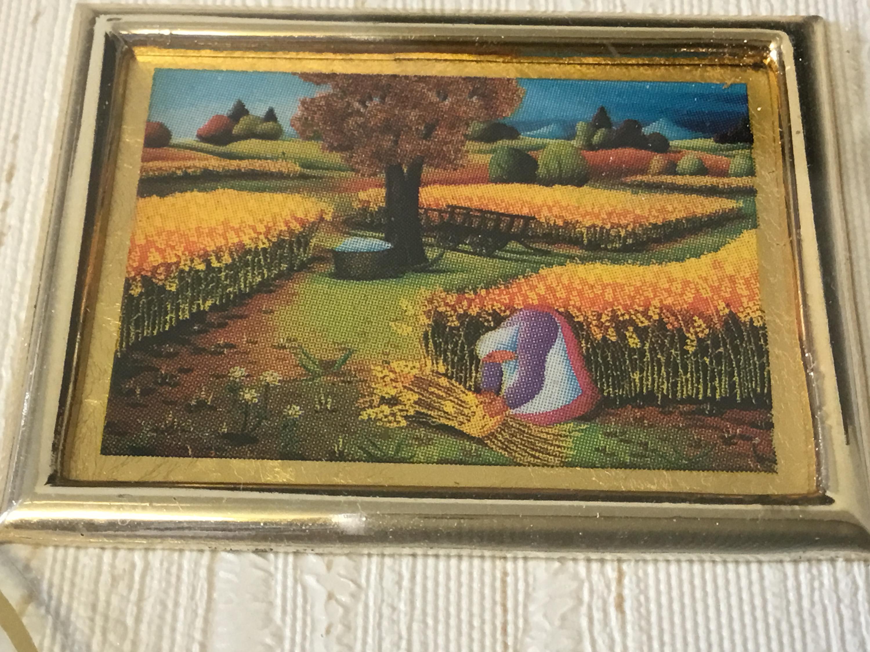 Vintage Italian Artistic Chromolithography Frame Set on 23