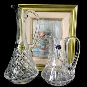 Vintage Bohemia crystal bottle/decanter