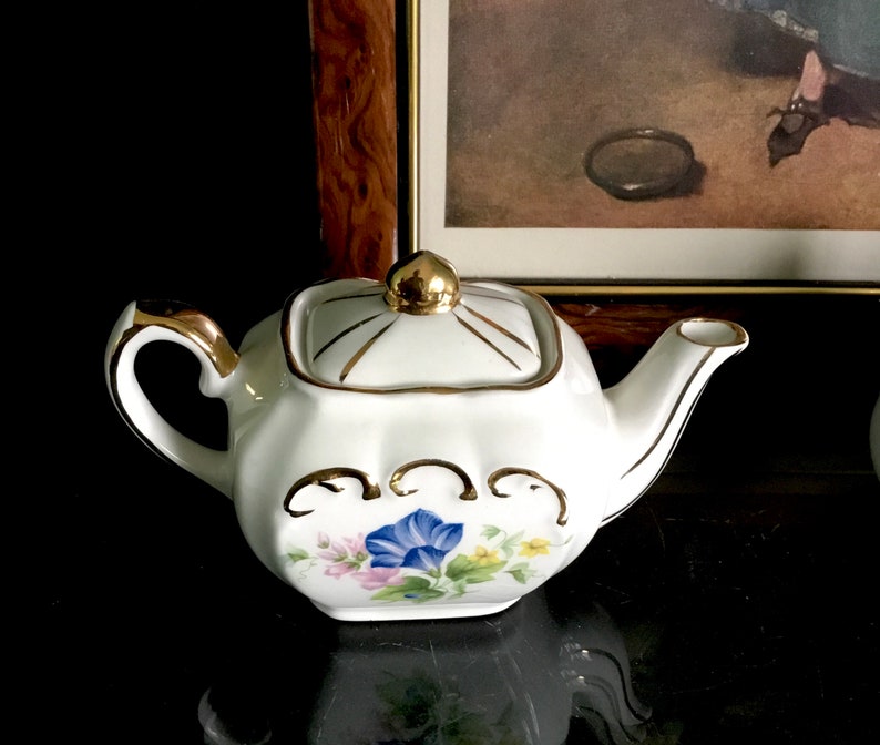 English Porcelain Sadler Bone China Antique Pair Miniatures Etsy