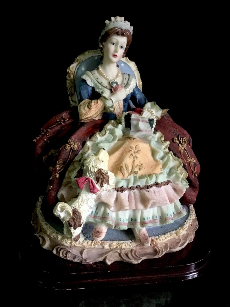 Meerchi French Colonial Couple Figurine and Large Figurine Etsy Ireland