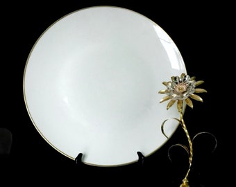 Rosenthal German porcelain vintage large platter  with golden edge.Rosenthal studio line teapot