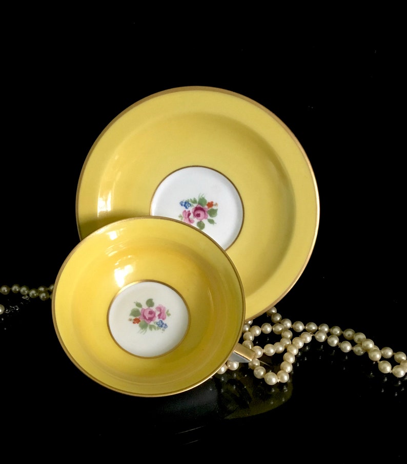 Limoges Porcelain Lanternier Alfred Antique Art Deco Floral Etsy