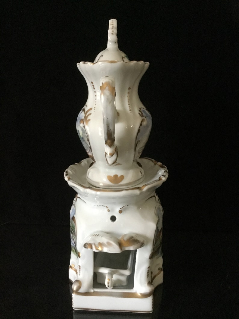 Rare Art Noveau Sevres porcelain antique teapottisani\u00e8re from 1800\u2019s