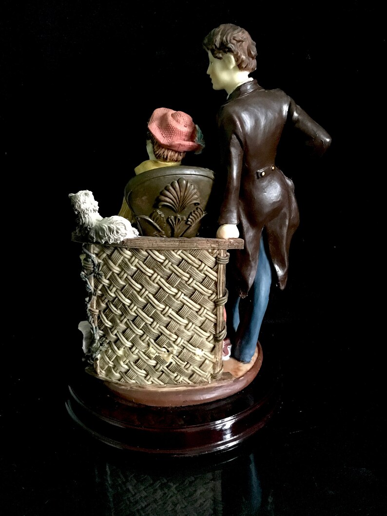 Meerchi French Colonial Couple Figurine and Large Figurine Etsy Ireland