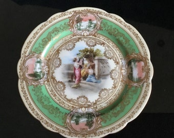 Royal Vienna Porcelain antique gorgeous Dish from 1800. Rare