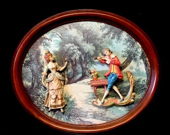 Vittorio Sabadin Capodimonte Sculpture Clown Porcelain With