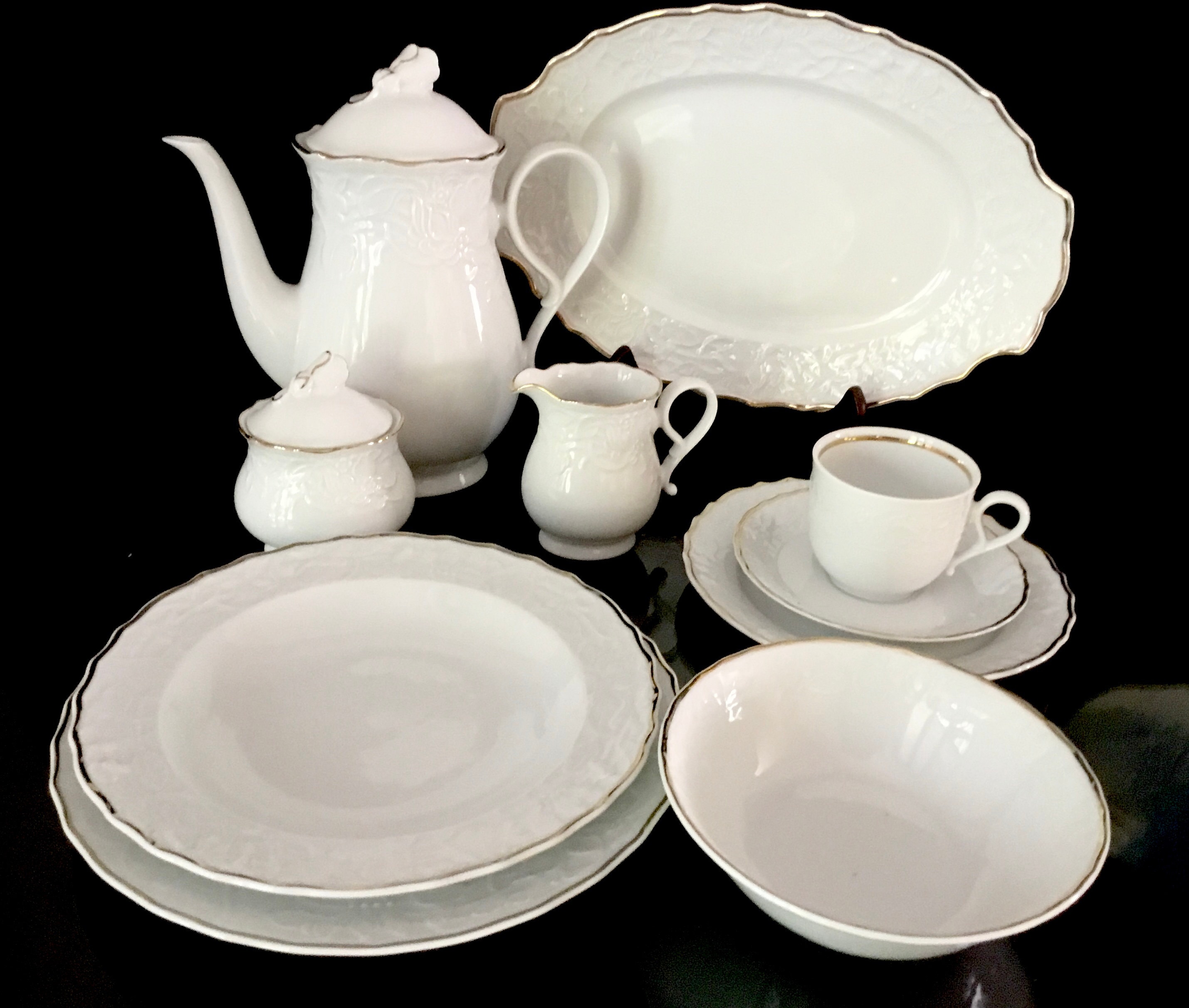 Mitterteich Bavaria Tea set Princess gold gold plated . Etsy