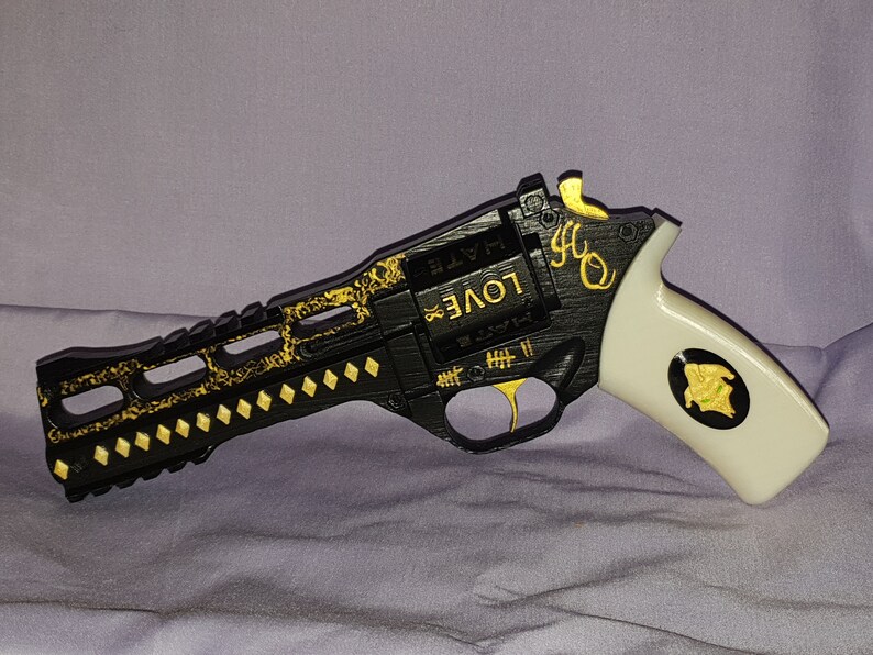 Harley Quinn DC Comics prop gun cosplay revolver Etsy