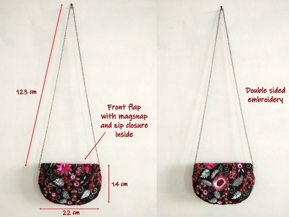 【EMIS】25SS/薔薇バッグ ★ CORSAGE FLAT BAG ★ 4COLOR Segater® Women's Multicolor Floral Small Crossbody Bag