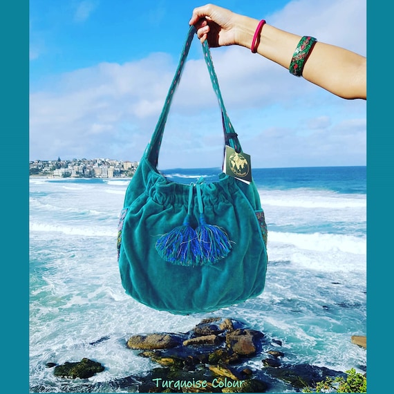Bolso terciopelo verde hotsell
