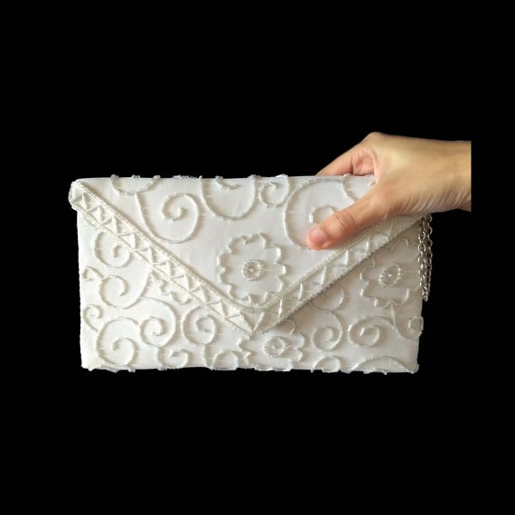 Buy GabrineWomens Evening Envelope Bag Handbag Clutch Purse Shiny Sequins  Fabric Material for Wedding Party Prom Online at desertcartINDIA