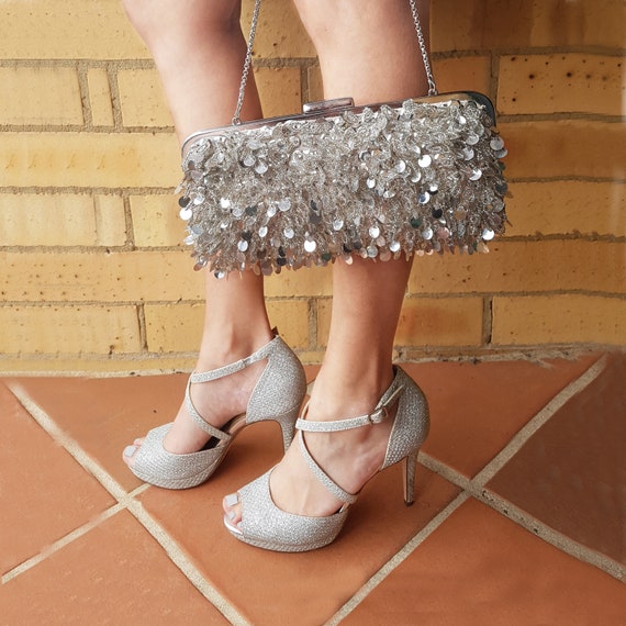 Silver Sequin Coin Purse - Elements Unleashed