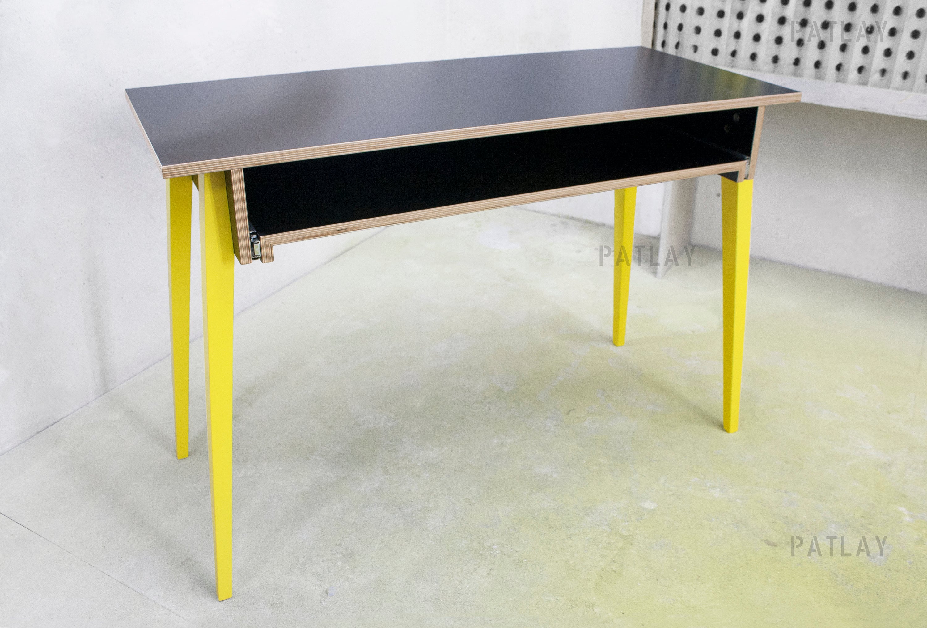 PIANODRAWER Desk With Painted Wooden Legs Sound Recording Etsy UK