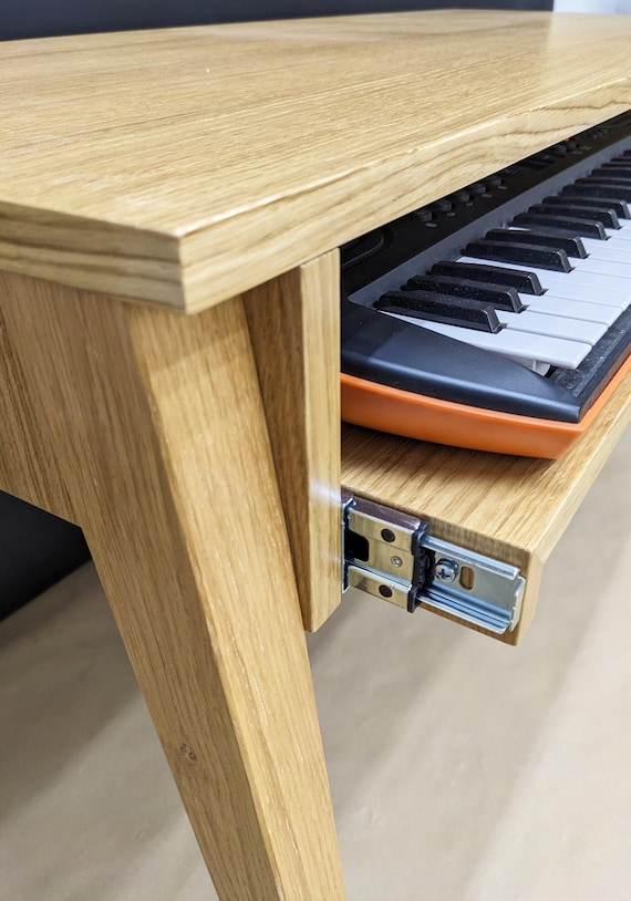 Music STUDIO DESK, Custom Sound Recording Table, Wood