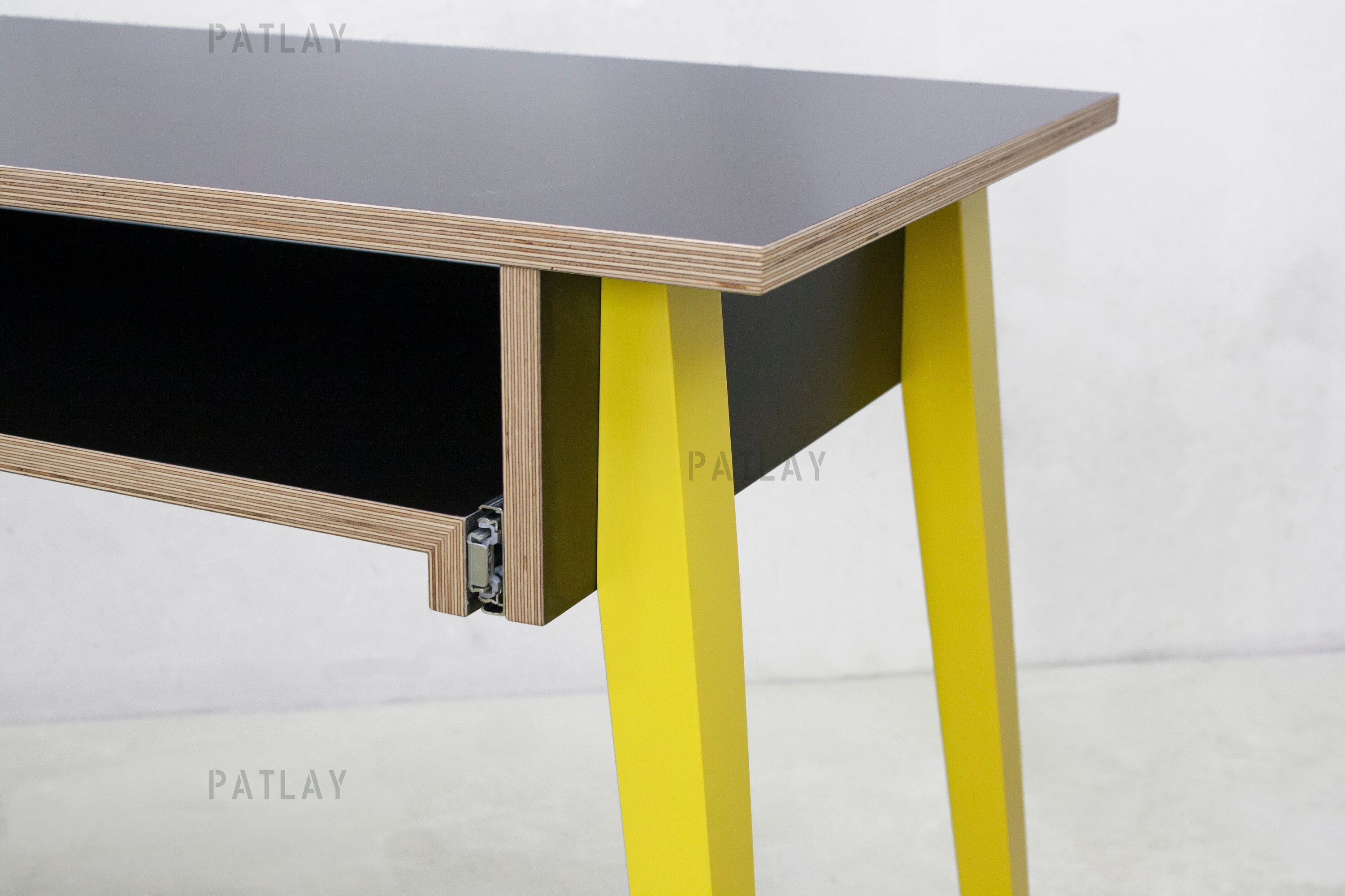 PIANODRAWER Desk With Painted Wooden Legs Sound Recording Etsy Canada