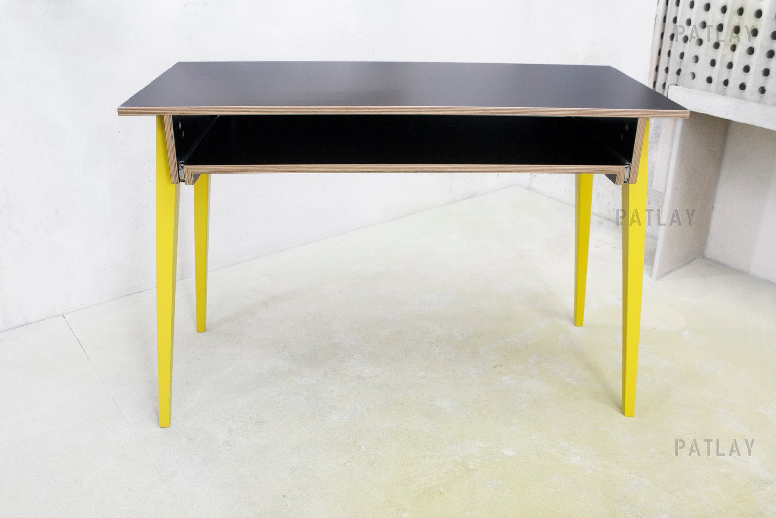 PIANODRAWER Desk With Painted Wooden Legs Sound Recording Etsy UK