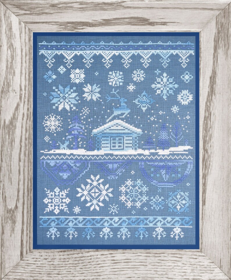 Cross Stitch Embroidery Pattern Owl Forest Manufacture Etsy