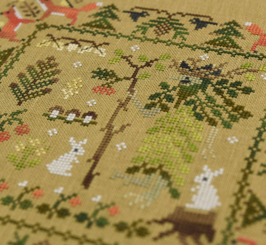 New Modern Counted Cross Stitch Embroidery Kit Russian Tale Etsy