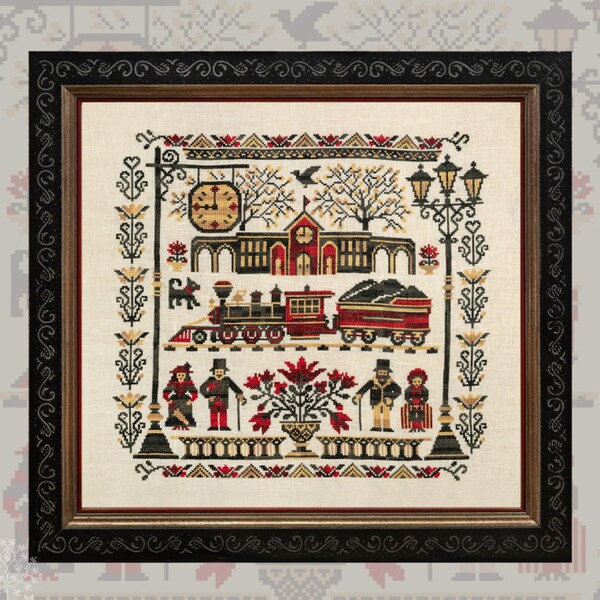 Railway Cross Stitch Pattern Etsy