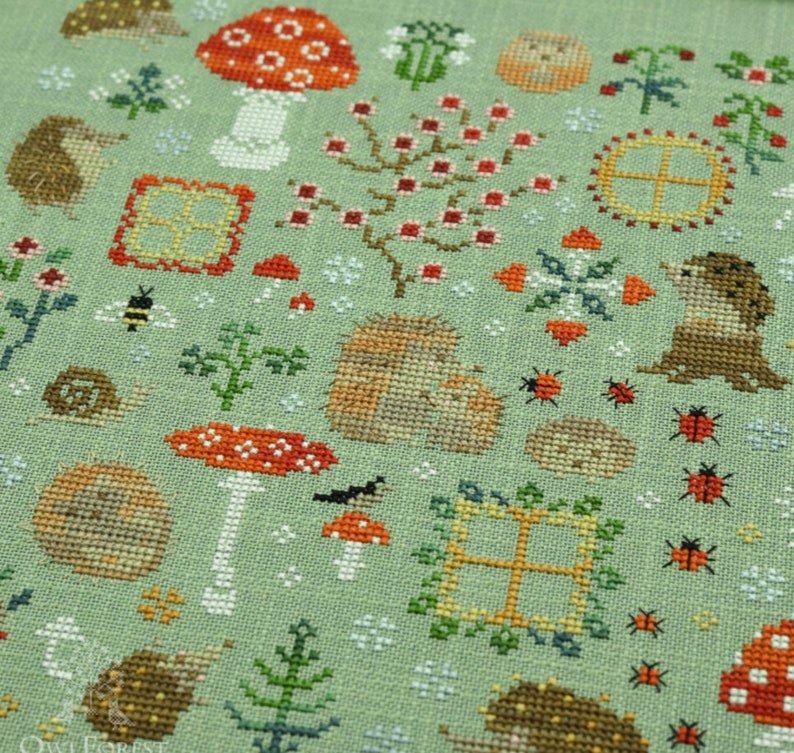 Cross Stitch Pattern Embroidery Pattern Hedgehog Cross Etsy