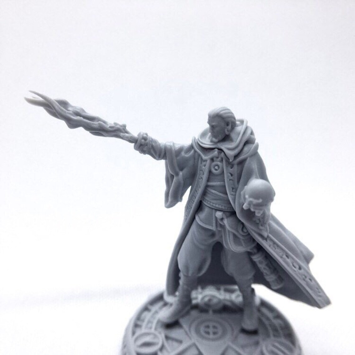 28mm Wizard miniature for tabletop RPG D&D DnD Dungeons and Etsy