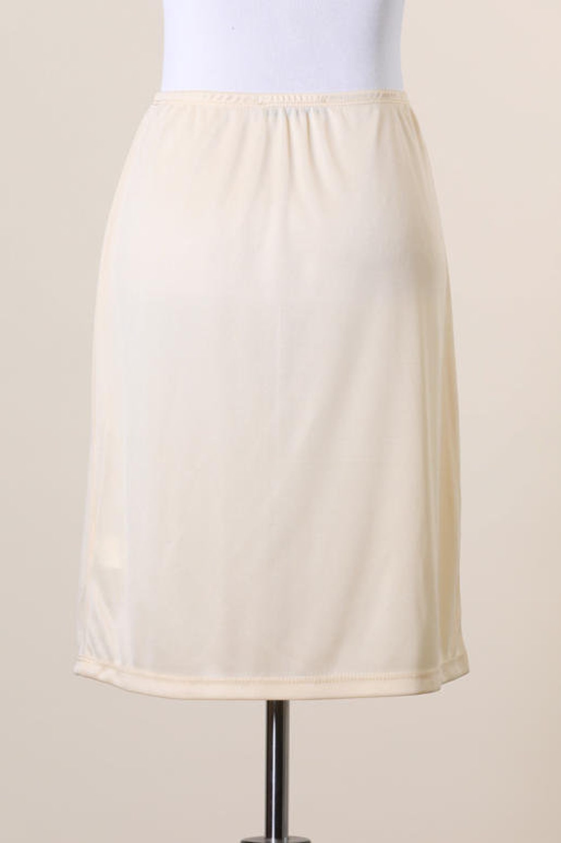 Natural Nude Beige Slip Extender Skirt Under Slip Size SML Etsy