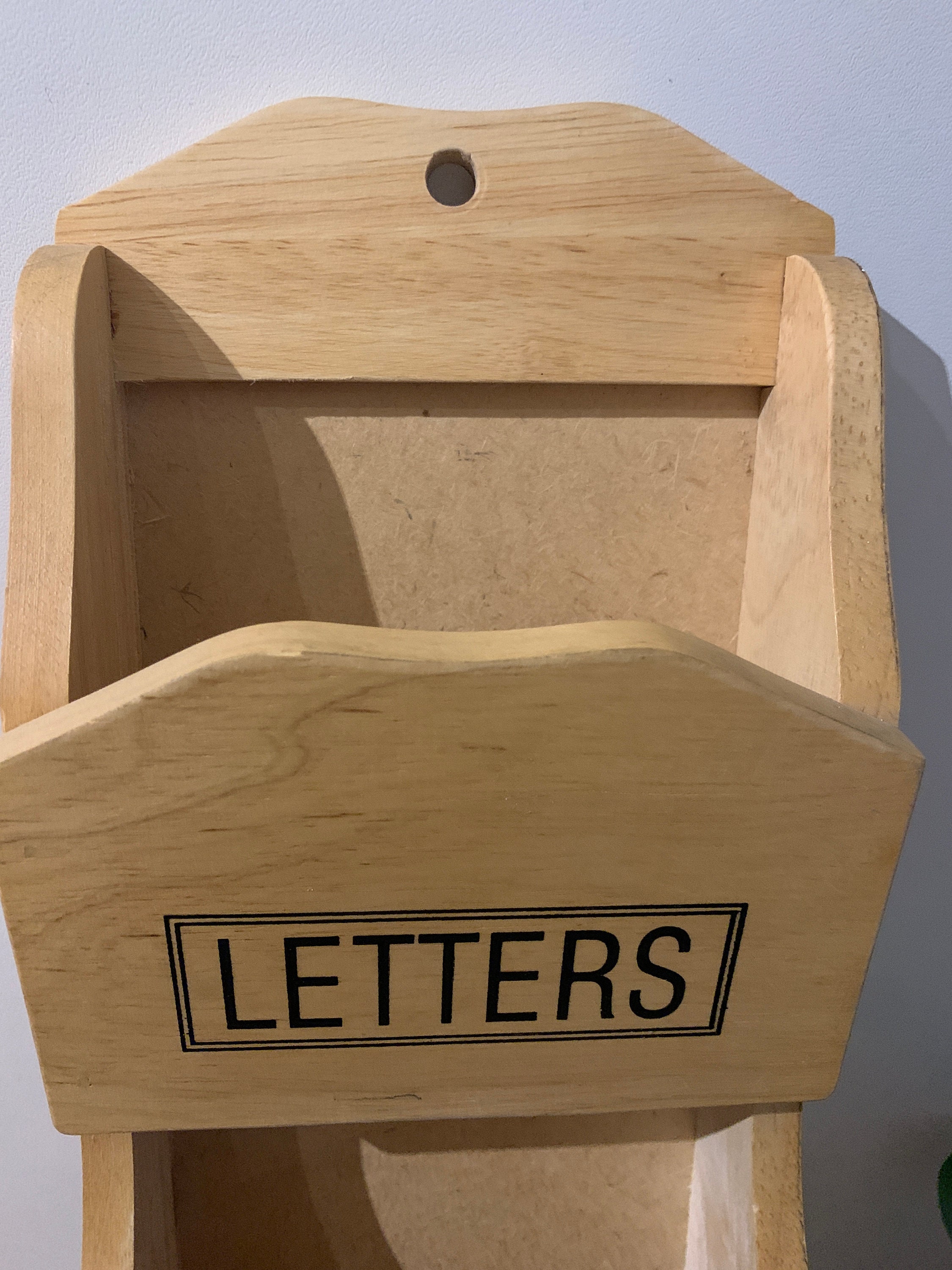 Wooden Letter Holder Rack Organiser Retro Vintage Etsy