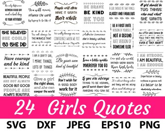 Girl Quotes Etsy