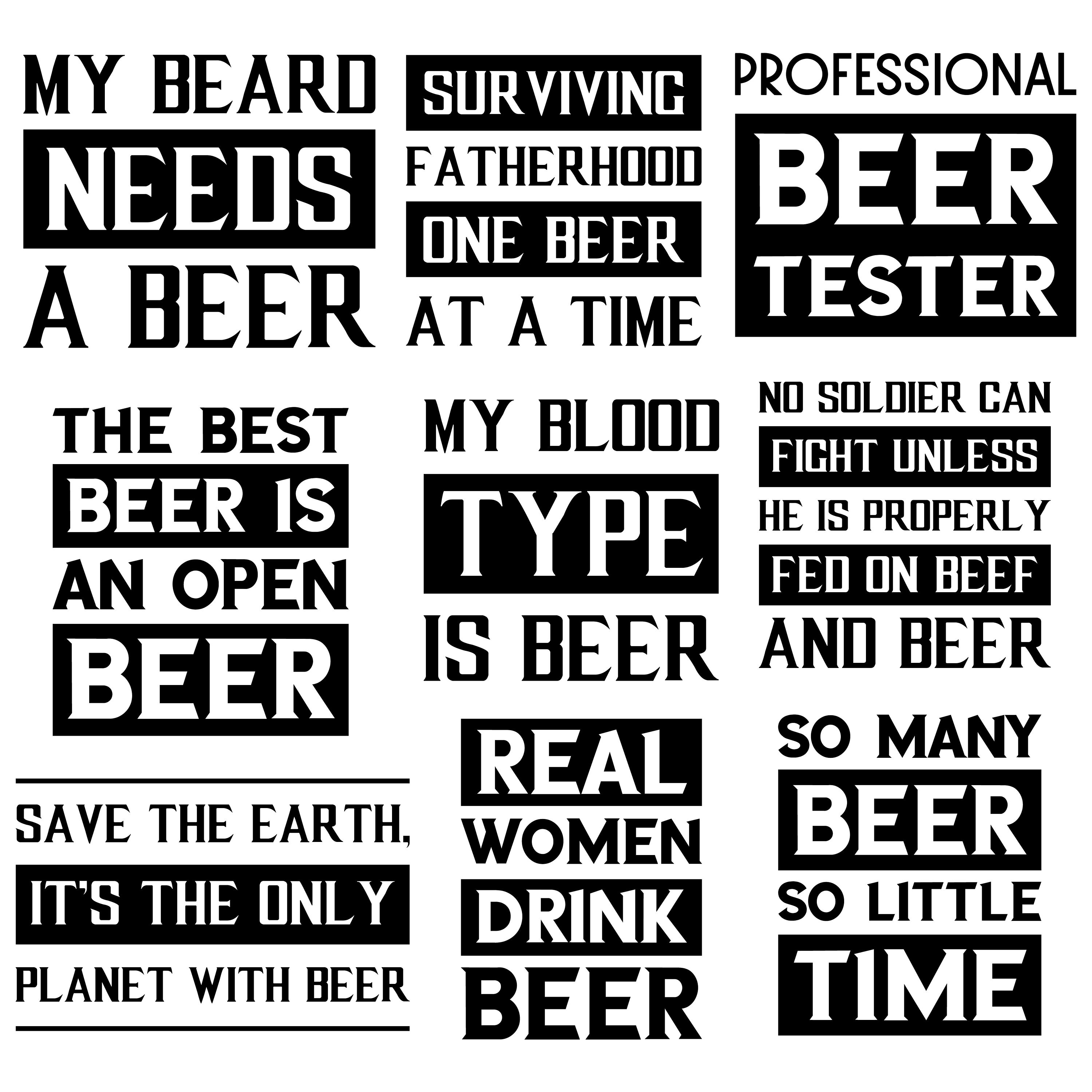 Beer Quotes Svg Bundle Beer Glass Svg Beer Mugs Cups vrogue.co