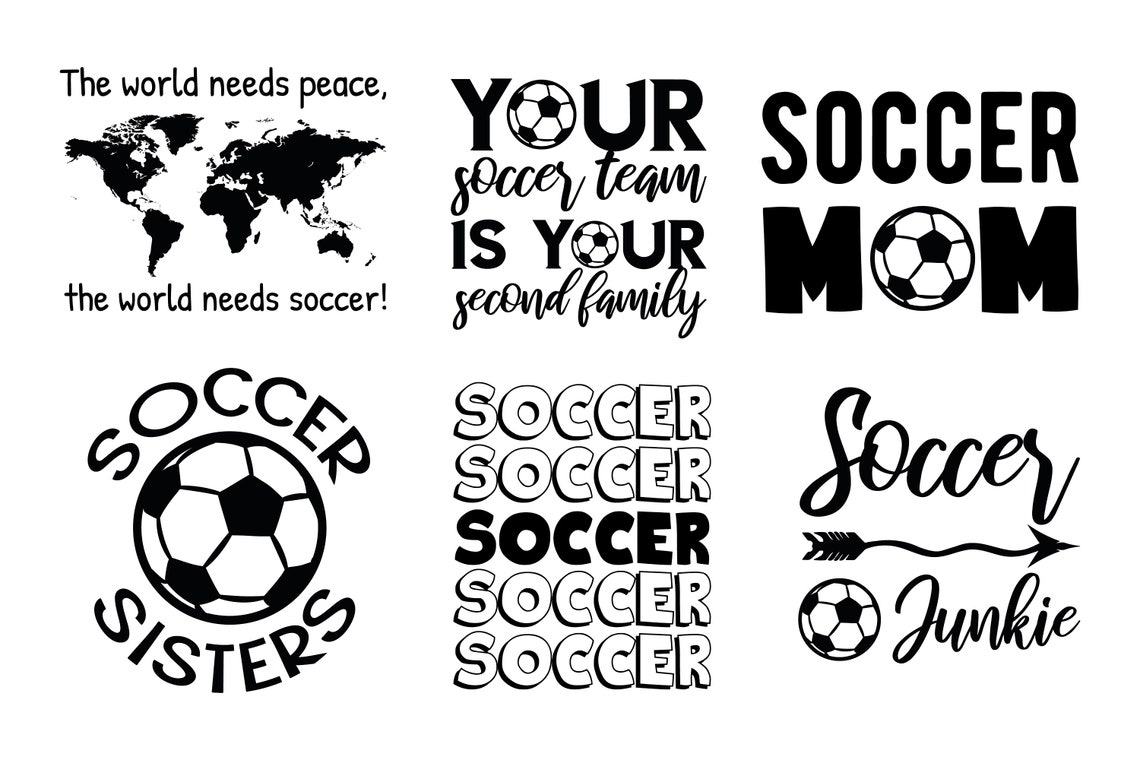 30 SVG Soccer Quotes and Sayings. Soccer Team. Mom and Dad. Etsy
