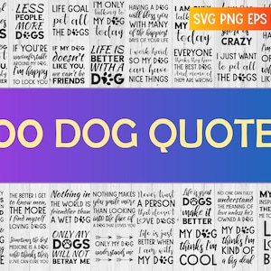 100 cytatów SVG o psach. Miłośnik psów, psia mama, tata. Psy przed kolesiami Bundle. Zabawne powiedzonka o zwierzętach SVG, png. Cricut, użycie komercyjne. Pliki do cięcia.