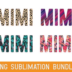 Mama, mom Bundle 5 PNG designs. Mother&#39;s Day Family Quotes and sayings. Sublimation Designs