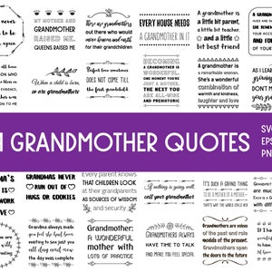 24 Love your Grandma, Grandmother, grandchildren SVG Quotes Sayings set Bundle, SVG, png, dxf, EPS10, jpeg print format for crafters. Cut