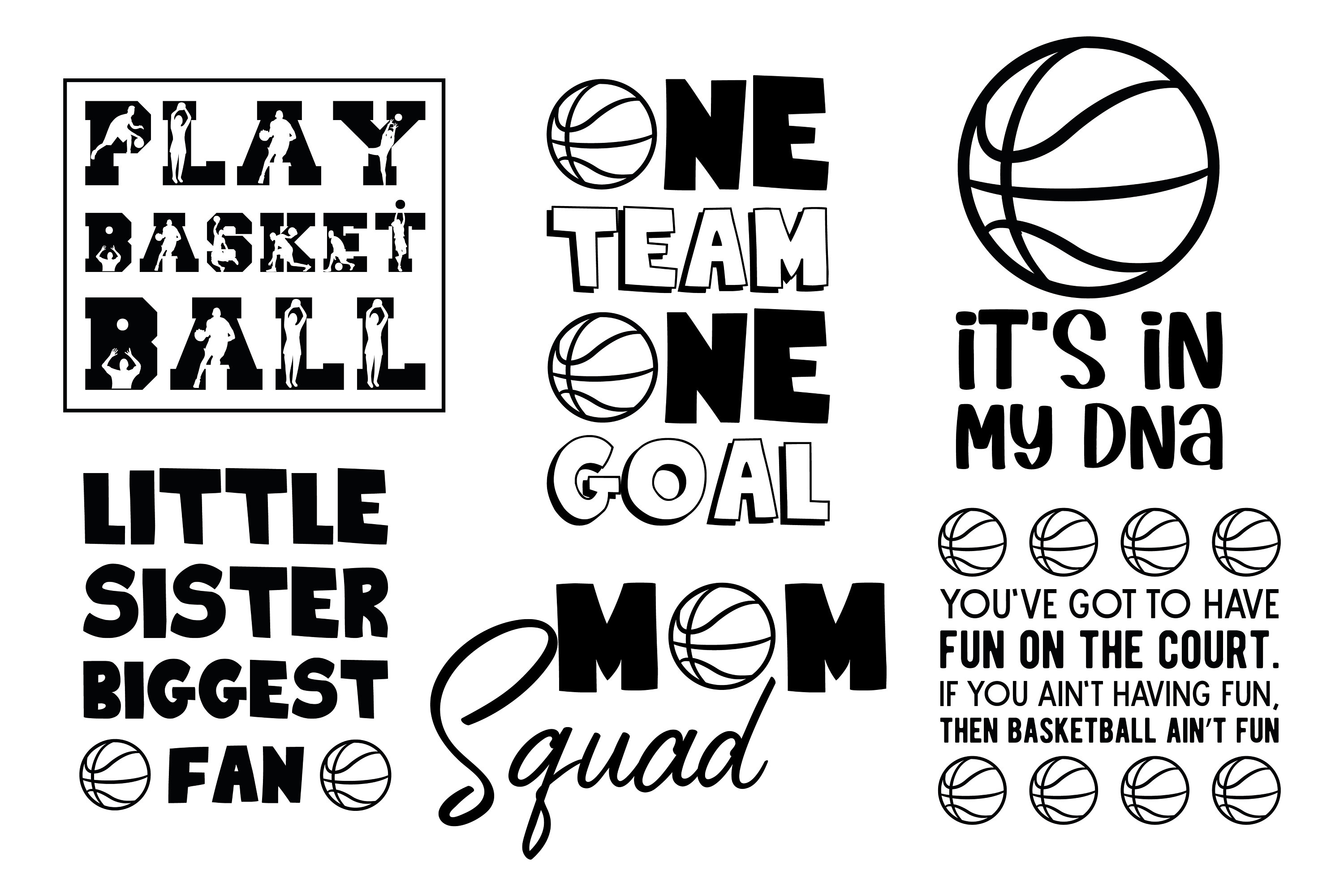 30 SVG Basketball Quotes and Sayings. Born to Play Basketball & Mom. I