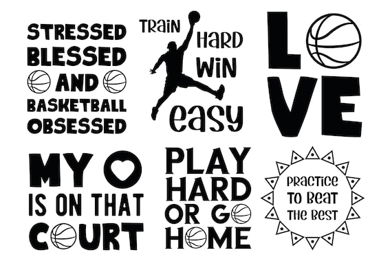 24 SVG Basketball Quotes and Sayings. Born to Play Basketball