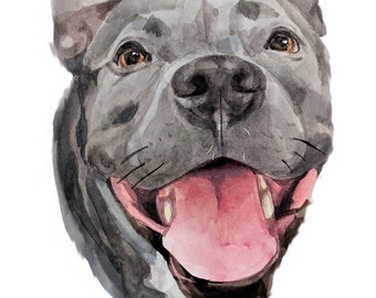 Dog Portrait | Pets Art | Custom Pet Painting | Dog Loss Gift | Best Christmas Gifts | Dog Sketch