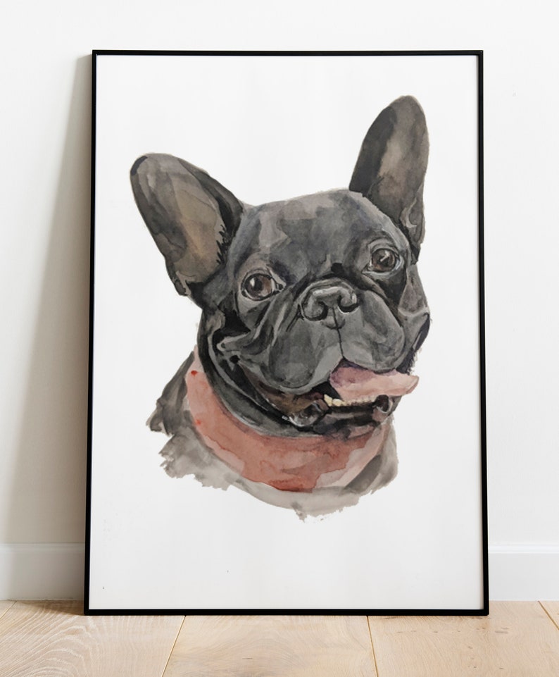 Benutzerdefinierte Hund Portrait Haustier Portrait Etsy