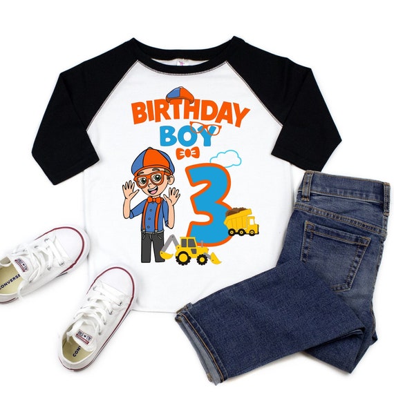 blippi birthday t shirt