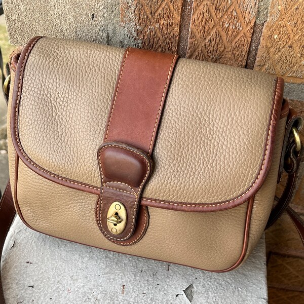 Leather Vintage Bag Etsy