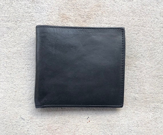 COACH Vintage Mens Breast Pocket Billfold Bifold Black Leather - Etsy