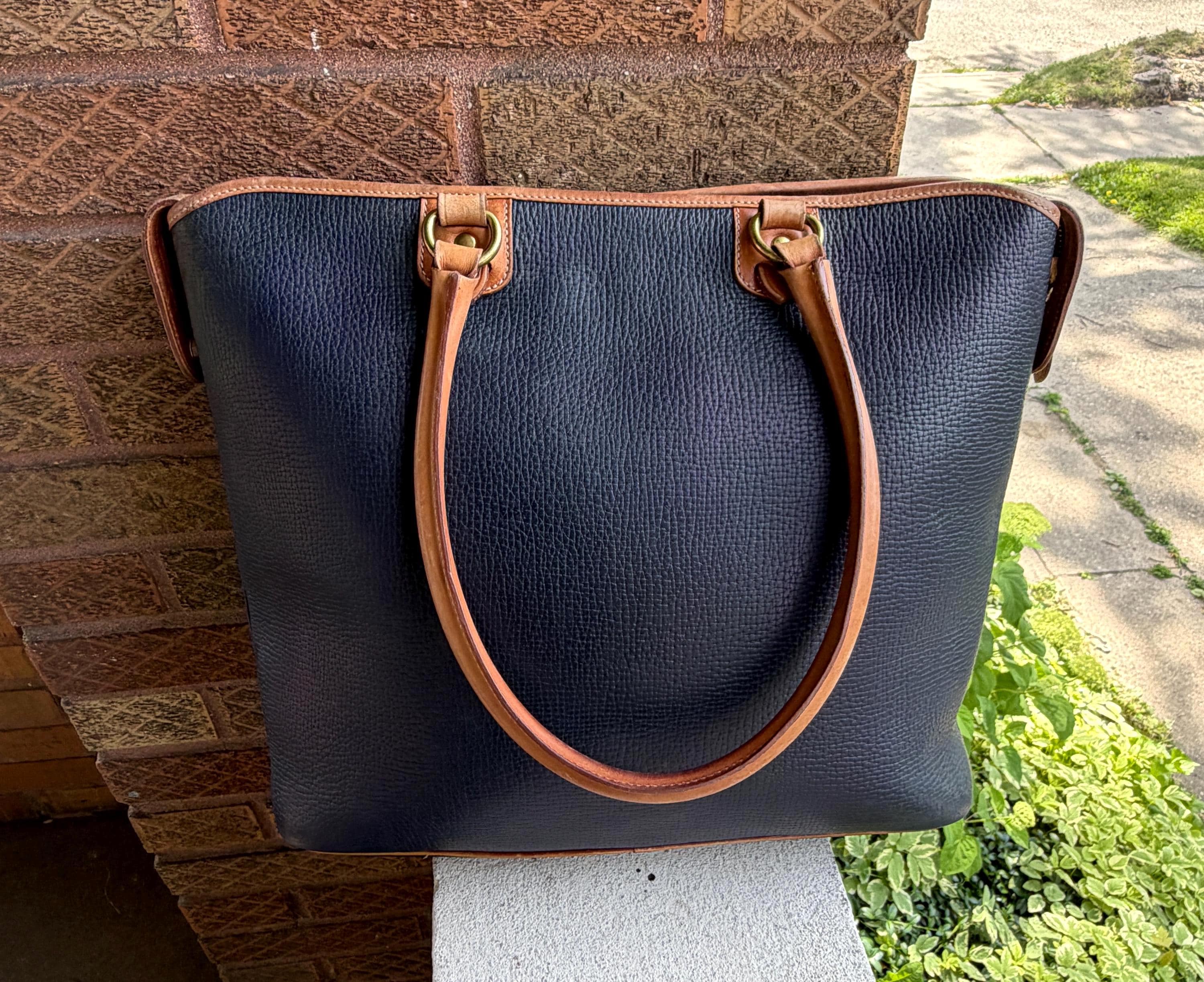 Vintage Coach Blue Tote - Etsy