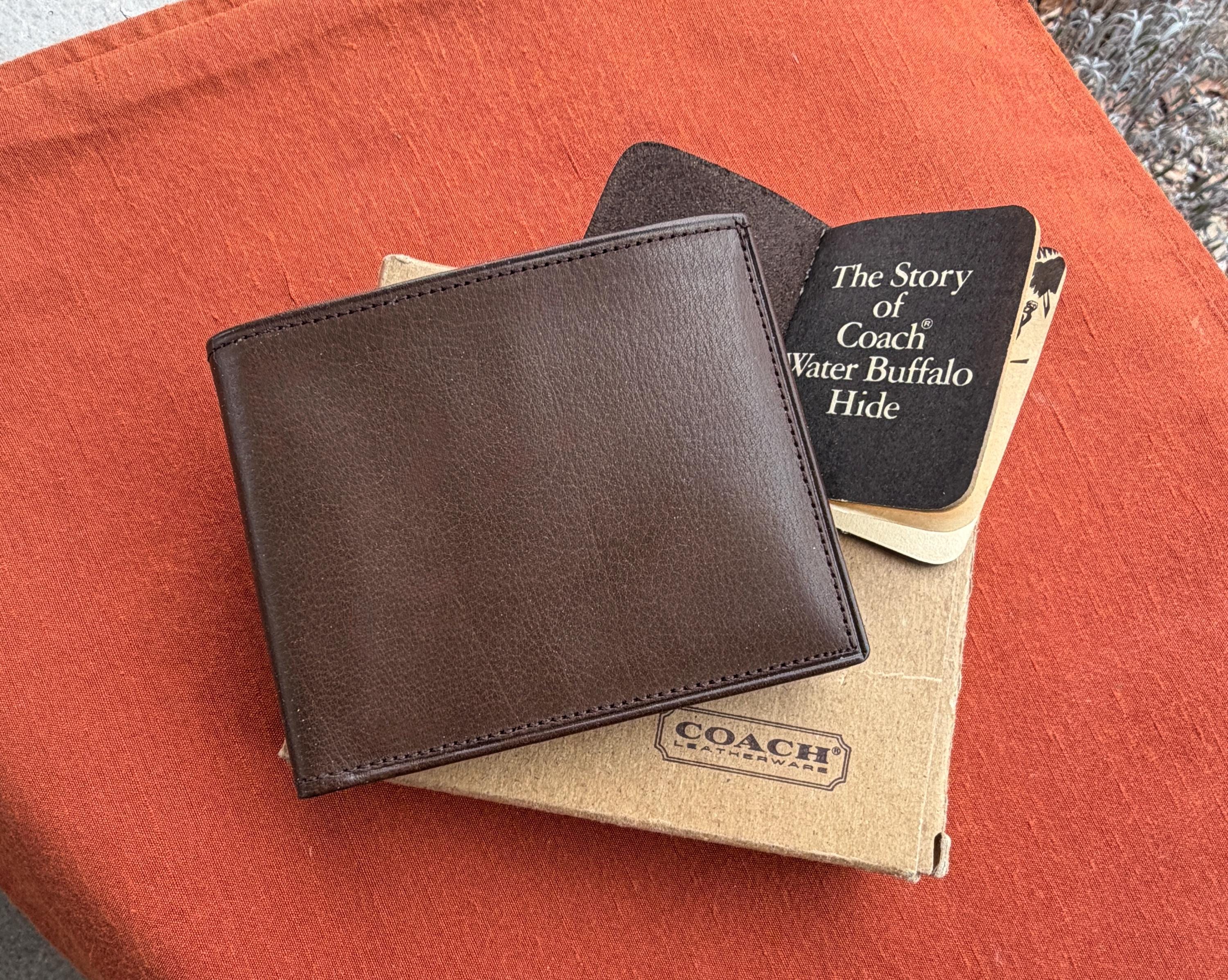 Coach Water Buffalo Wallet - Etsy