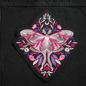 Wunderschöne Luna-Motte in voller Blüte