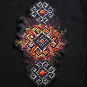 Aztec Embroidery Design, Iron-on, Sew-on, Patch,Applique