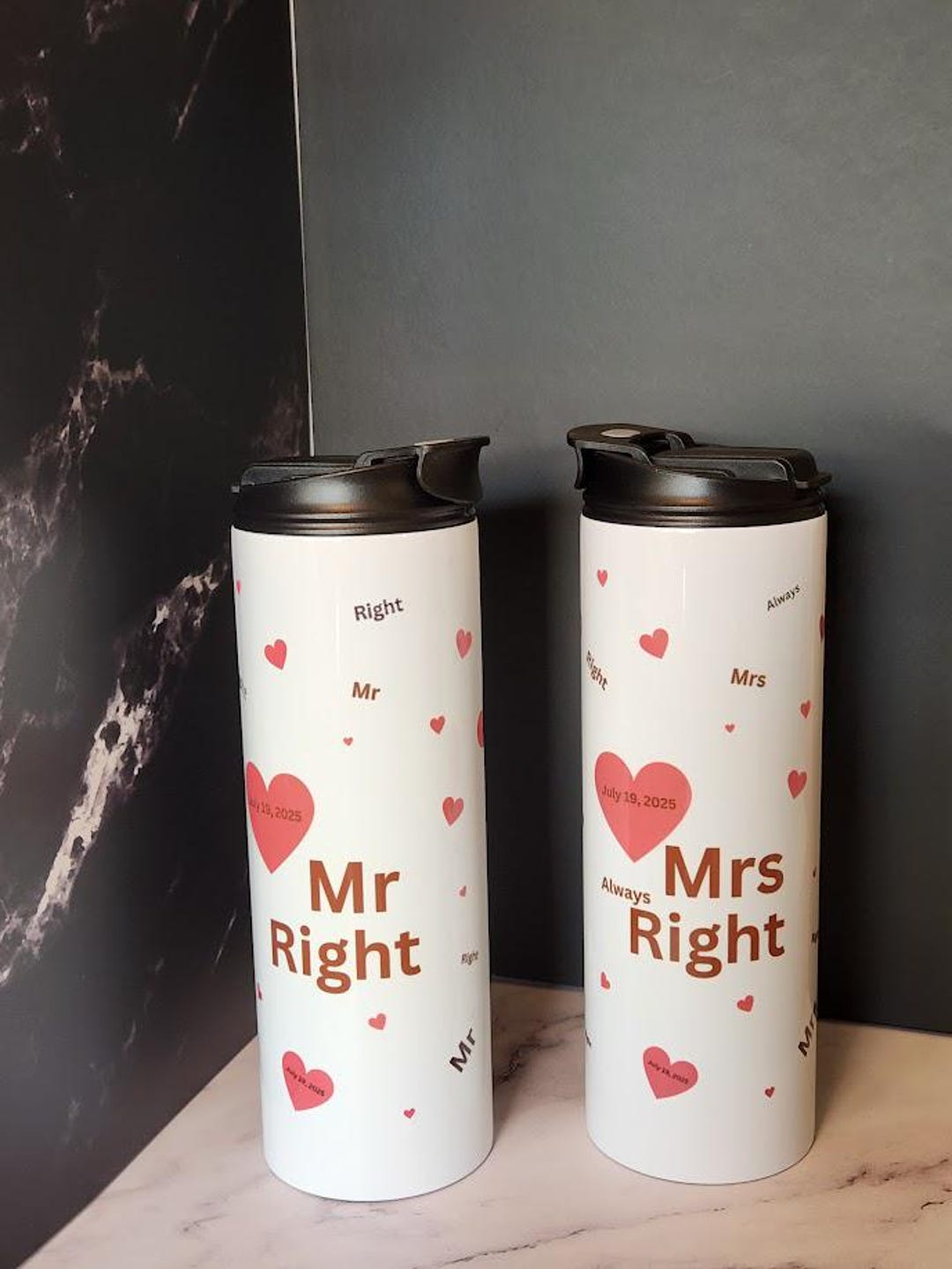 Personalized Wedding/anniversary Tumblers - Etsy