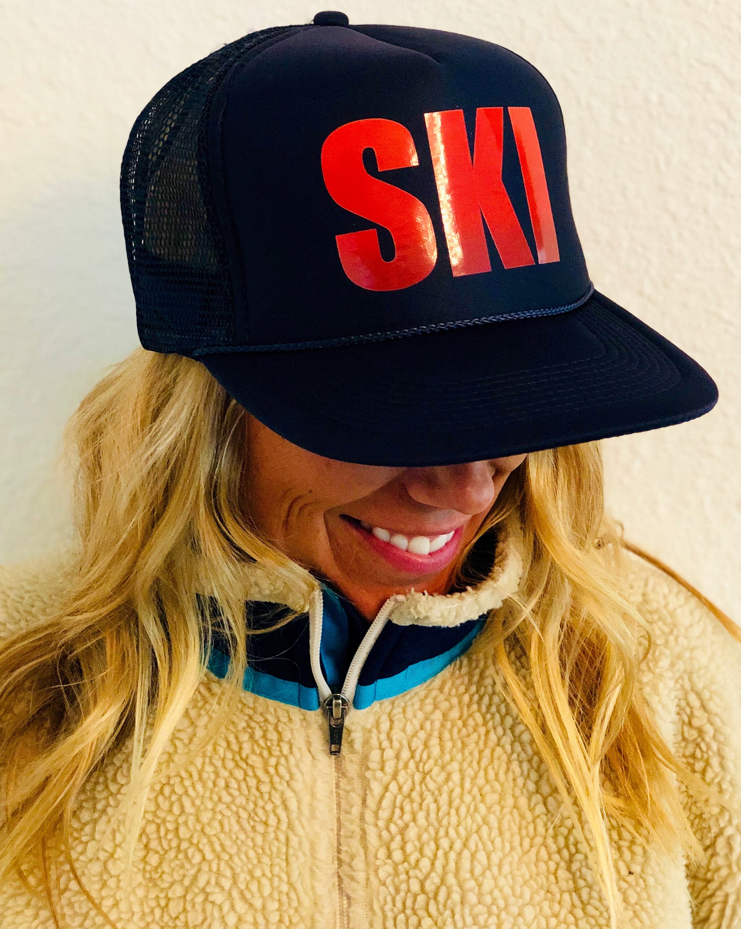 SKI trucker hat | Etsy
